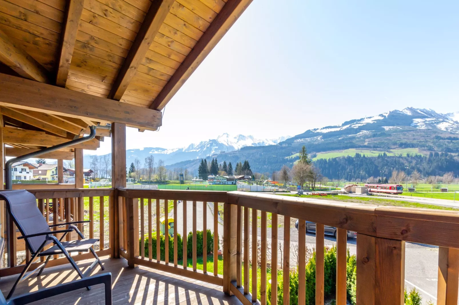 Salzach Lodge-Uitzicht zomer