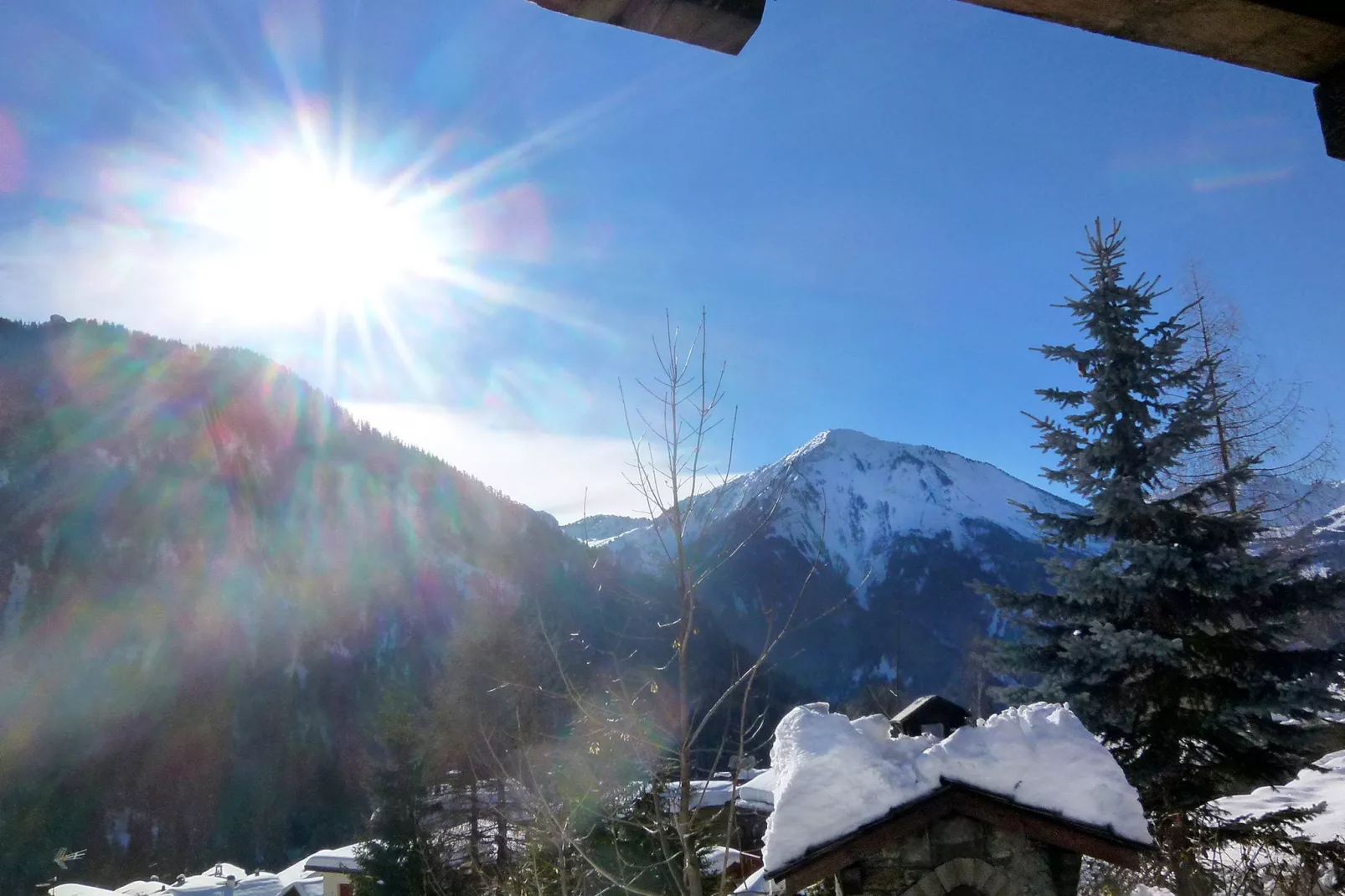 Chalet de la Côte-Uitzicht winter