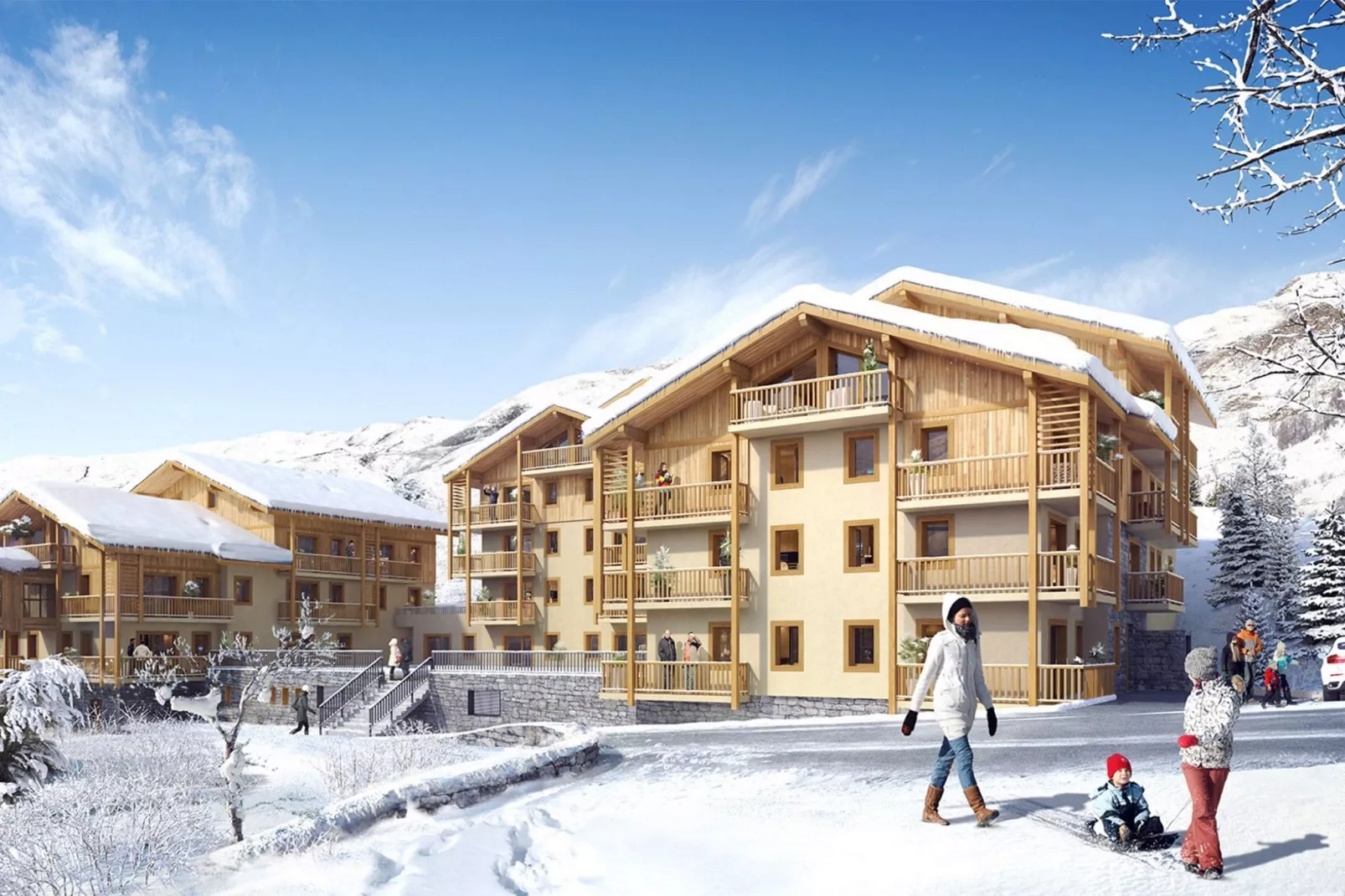 Le Coeur des Loges 3-S4v-Exterieur winter