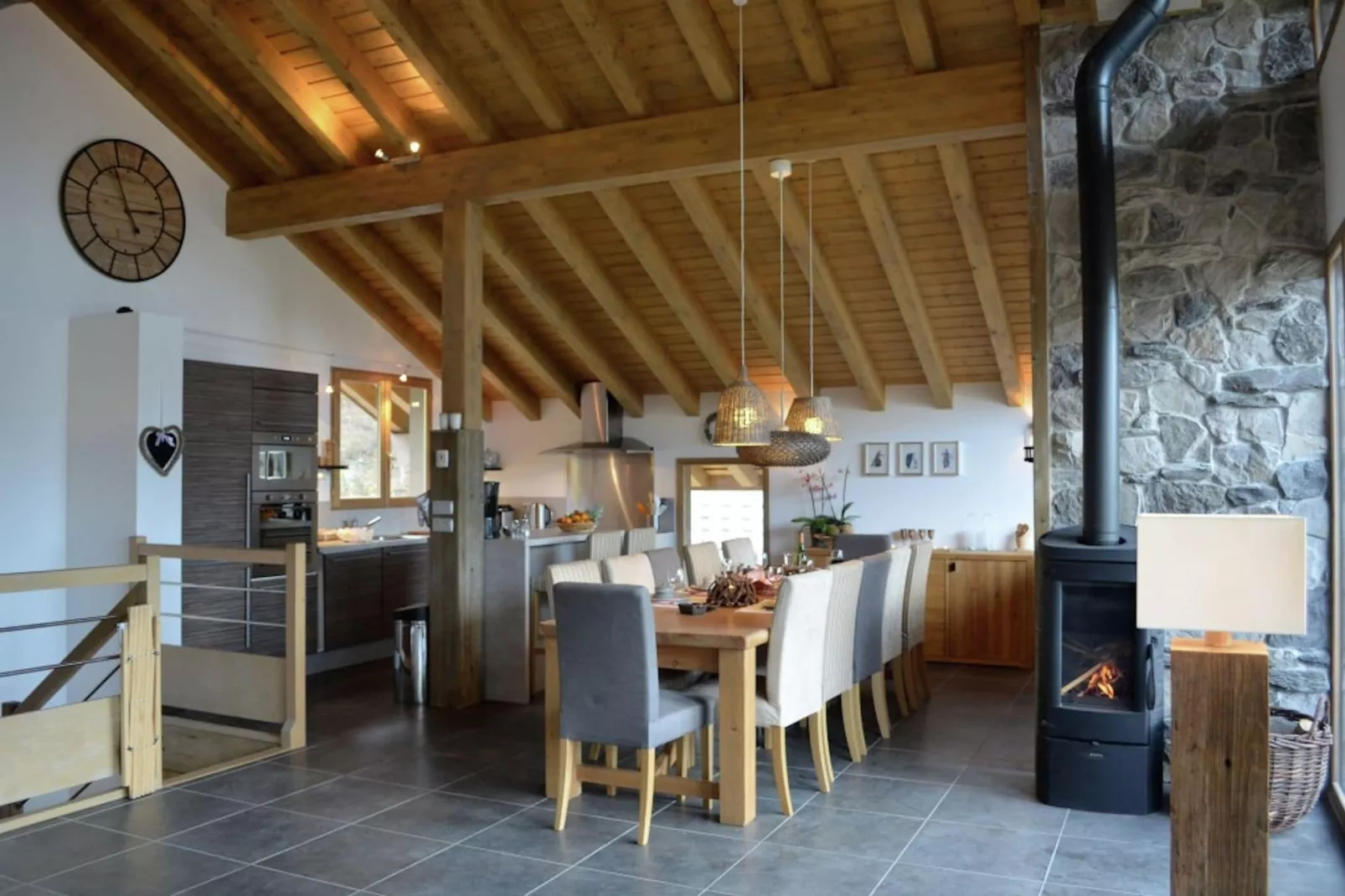 Chalet la Carline - VALFRÉJUS MODANE-Eetkamer