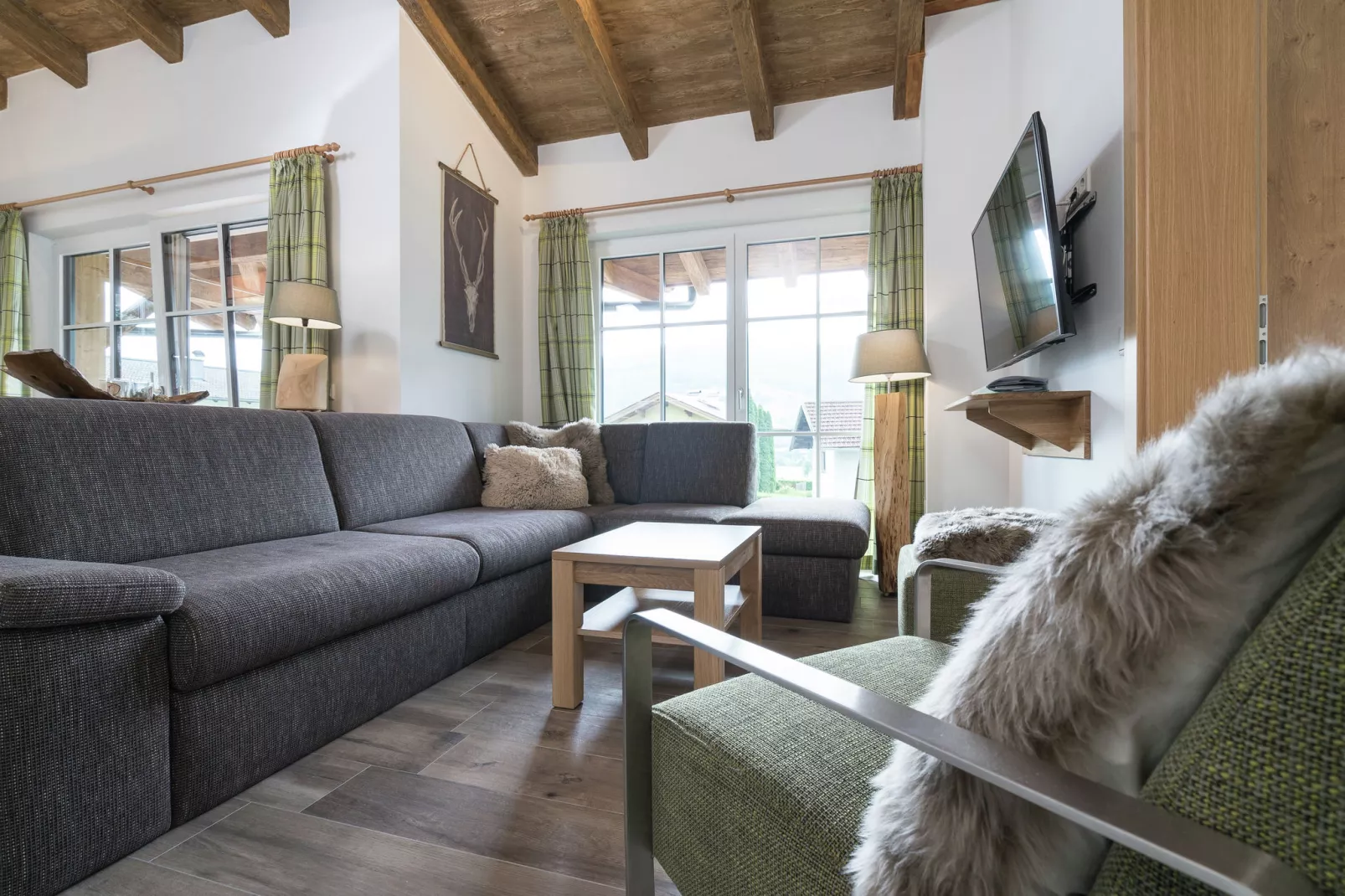 Luxury Tauern Suite Walchen Kaprun 4-Woonkamer