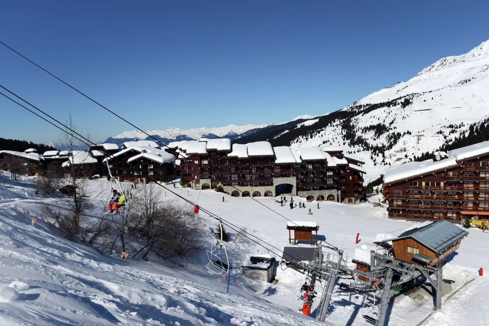 Résidence Le Hameau du Mottaret 3-Gebied winter 1km