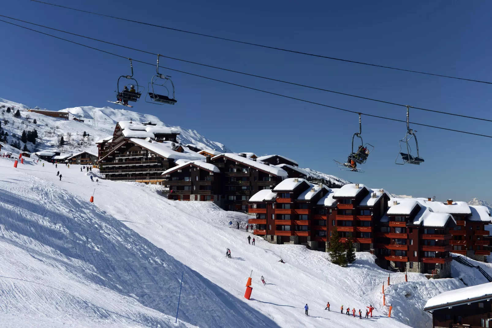 Résidence Le Hameau du Mottaret 3-Gebied winter 1km