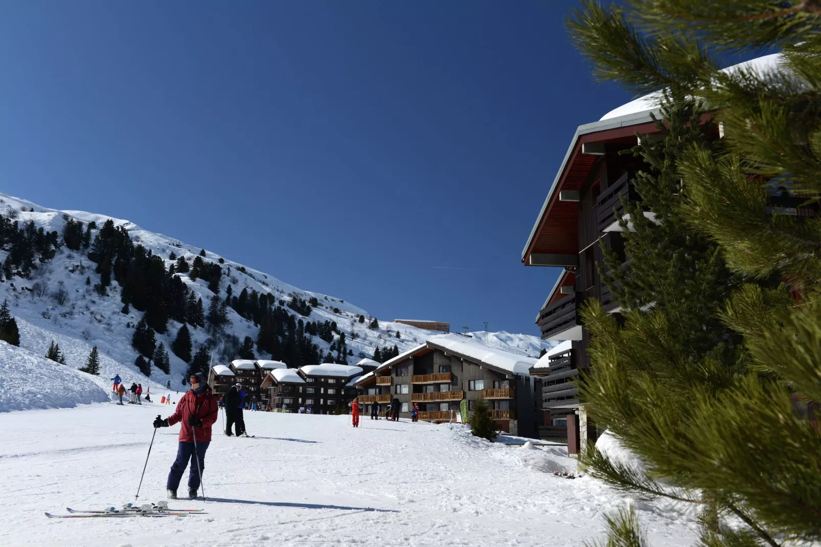 Résidence Le Hameau du Mottaret 3-Gebied winter 5km