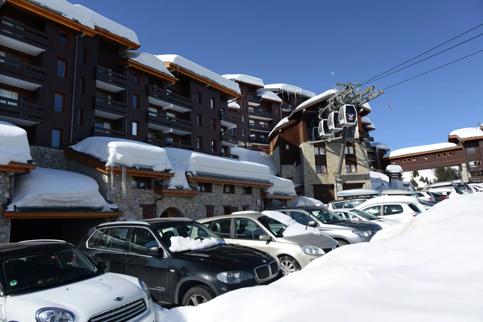 Résidence Le Hameau du Mottaret 4-Exterieur winter