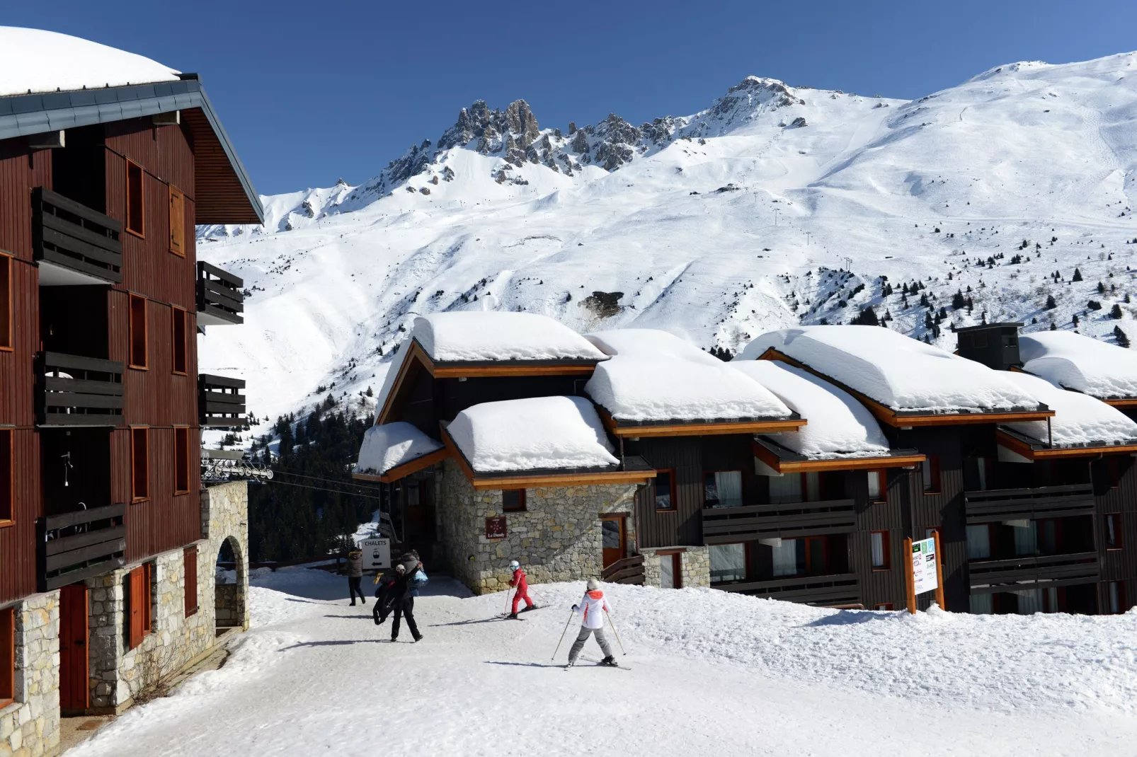 Résidence Le Hameau du Mottaret 4-Exterieur winter