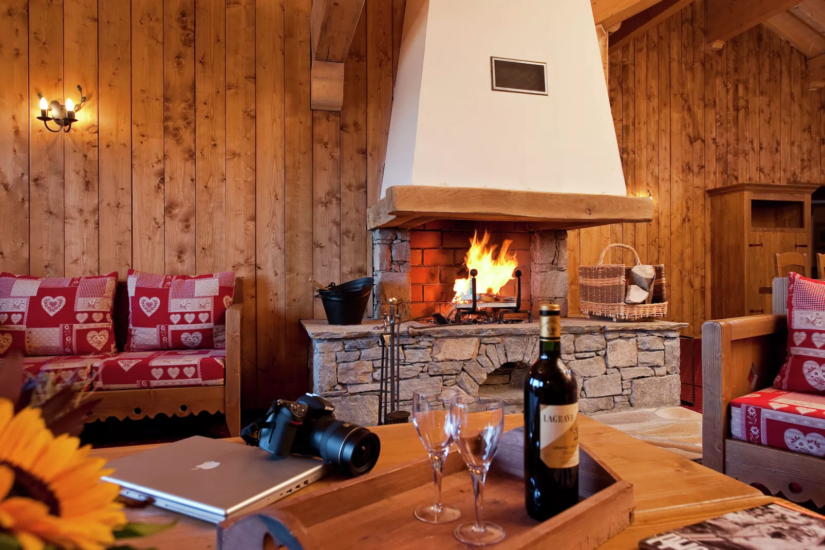 Chalet Le Refuge 3-Woonkamer