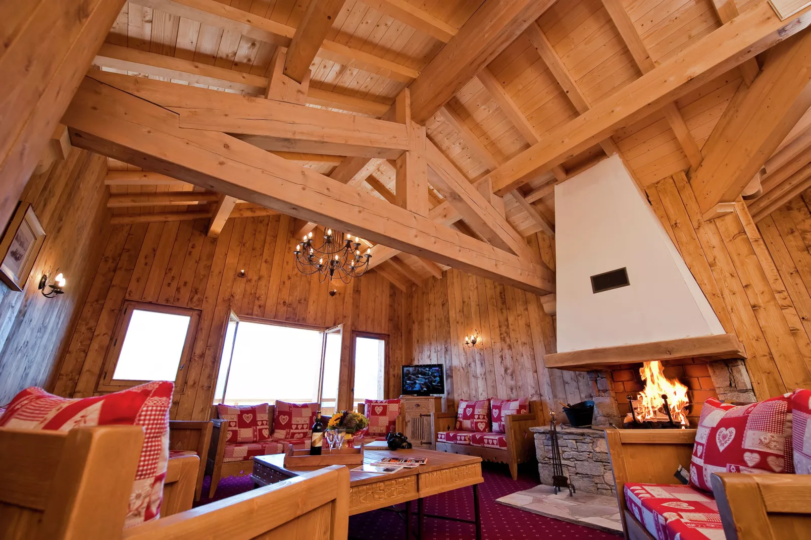 Chalet Le Refuge 4-Woonkamer