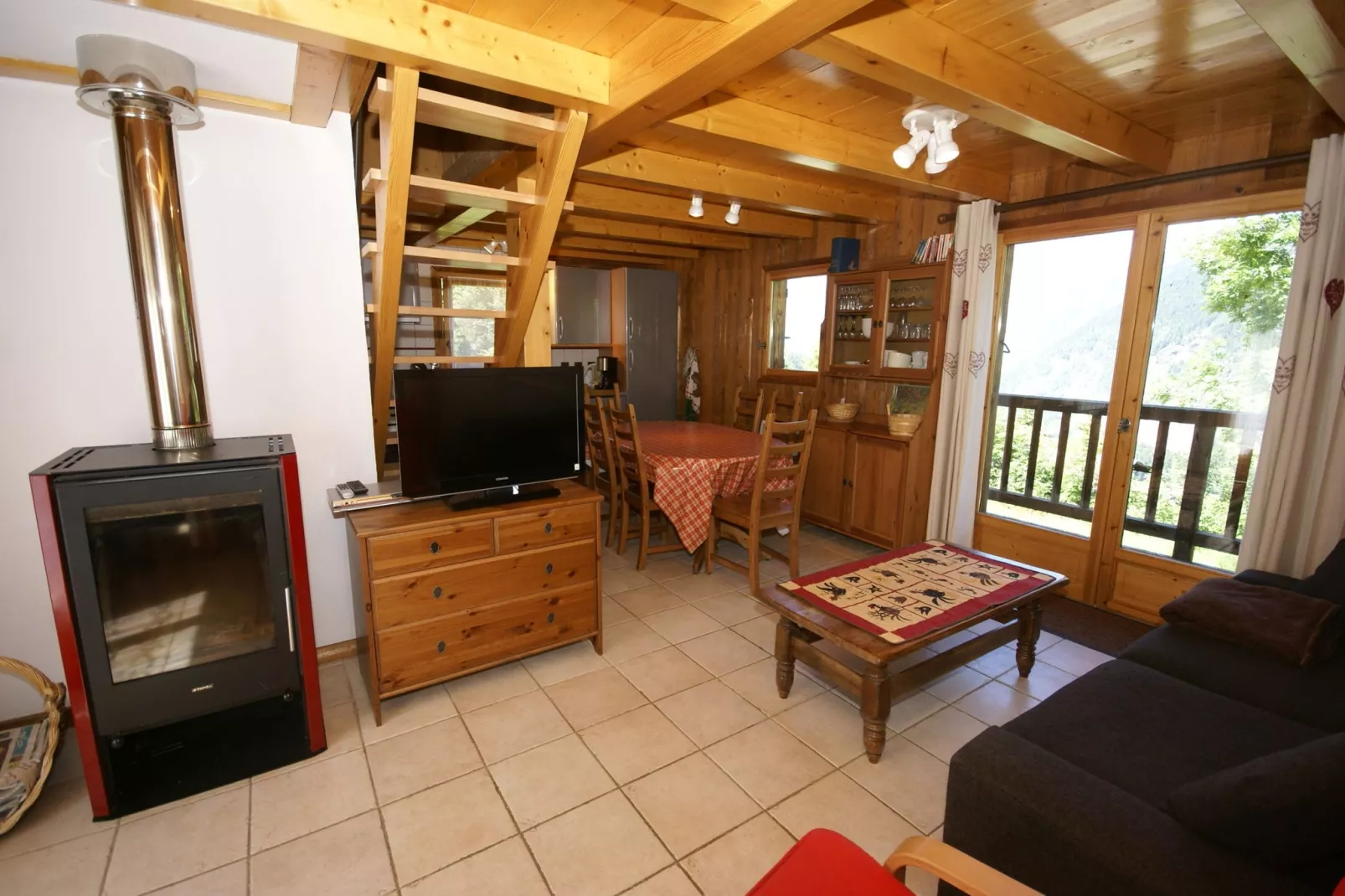 Chalet - LES HOUCHES-Woonkamer