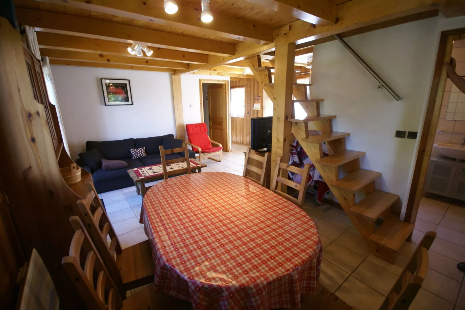 Chalet - LES HOUCHES-Woonkamer
