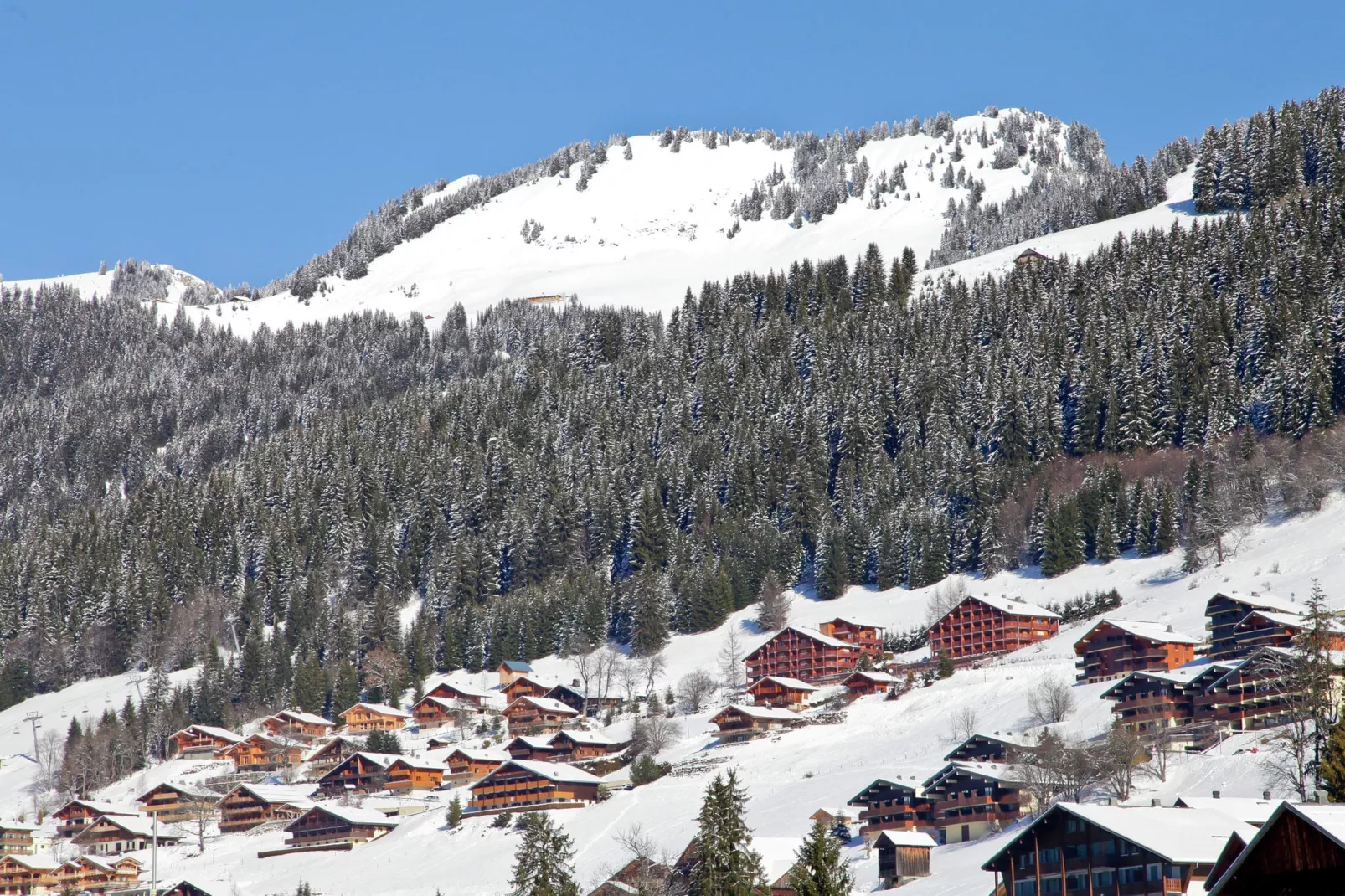 Les Fermes de Chatel 2-Gebied winter 5km