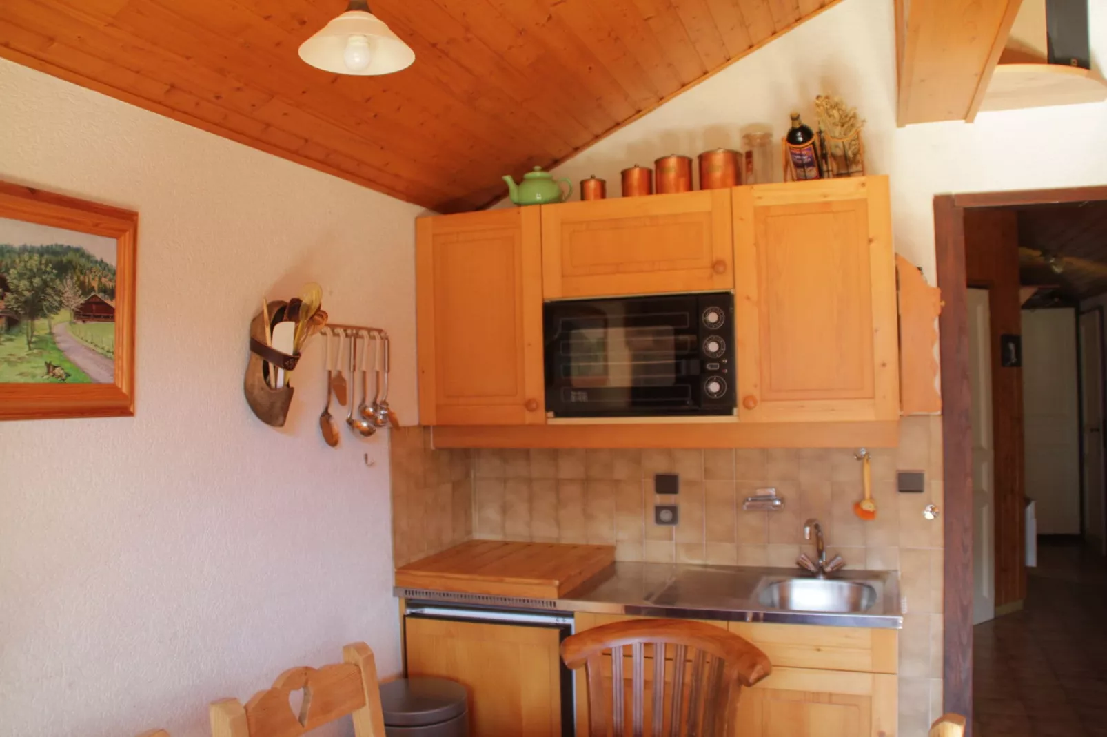 Gezellig appartement op slechts 600 meter van de skiliften-Keuken