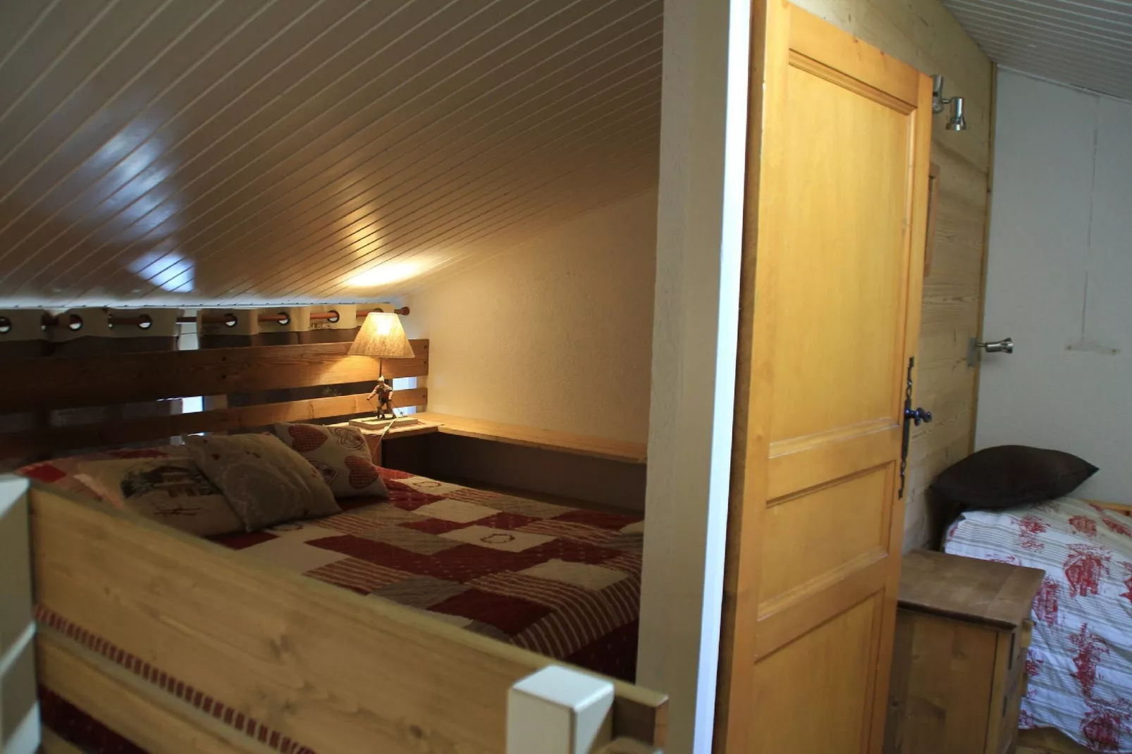 Gezellig appartement in Châtel met skilift nabij-Slaapkamer