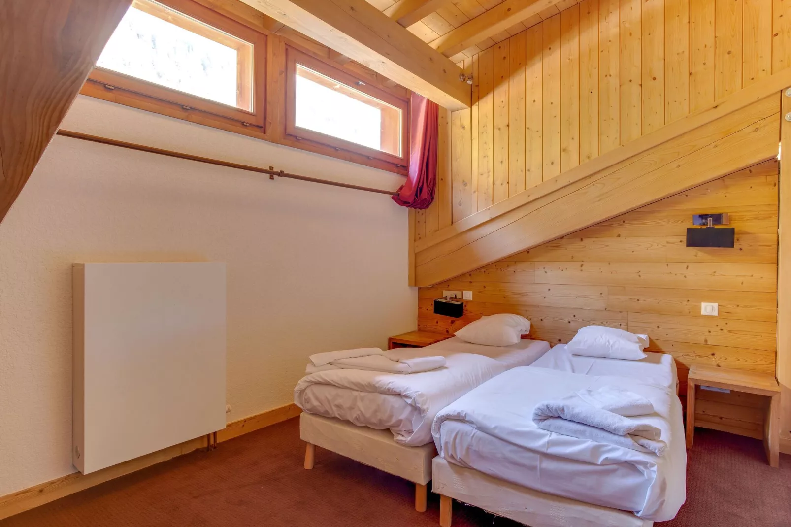 Modern appartement gelegen in authentiek Savoyaards bergdorp-Slaapkamer