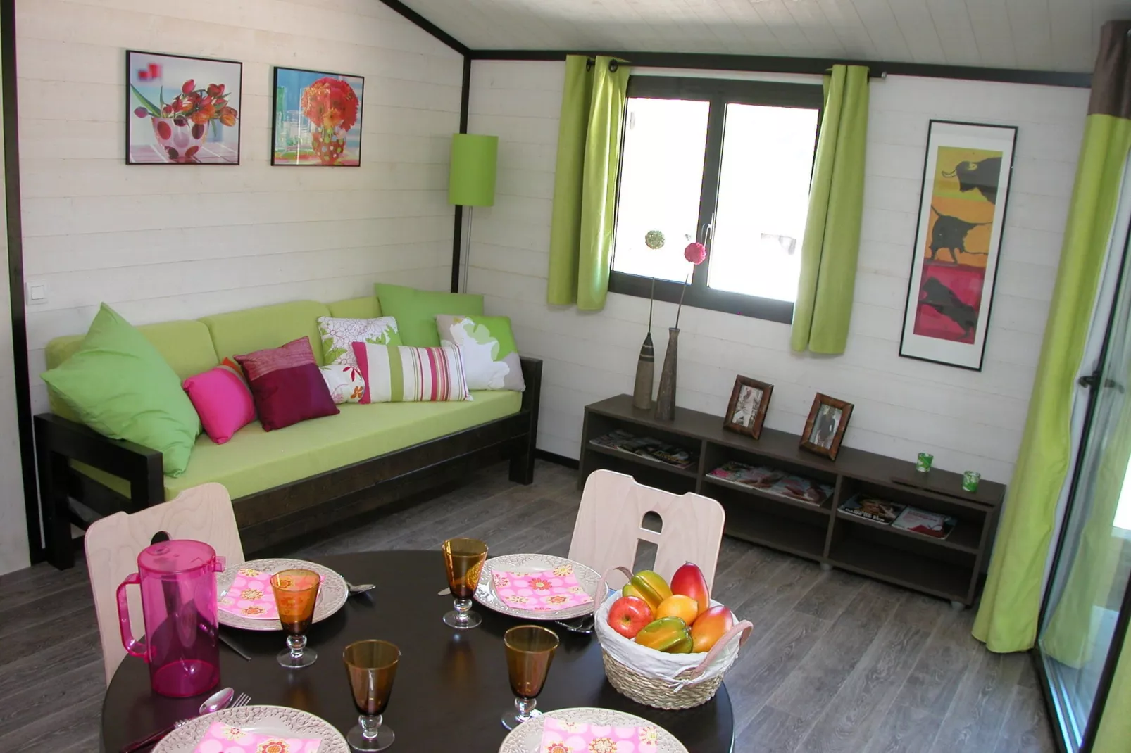 Les Cottages Varois-Woonkamer
