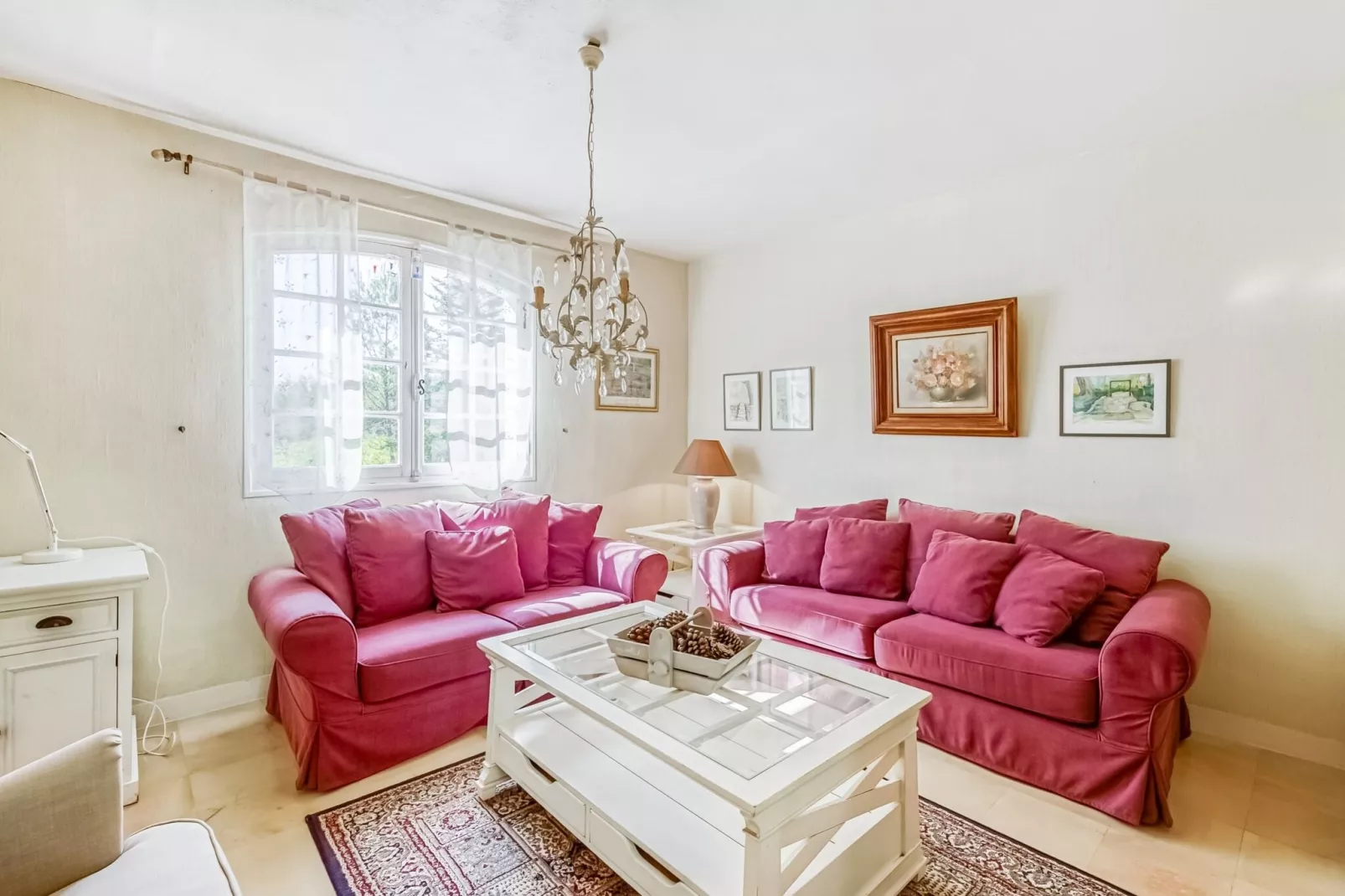 Zeer mooie villa in Lorgues met zwembad-Woonkamer