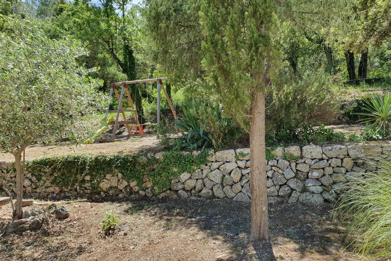 Zeer mooie villa in Lorgues met zwembad-Tuinen zomer