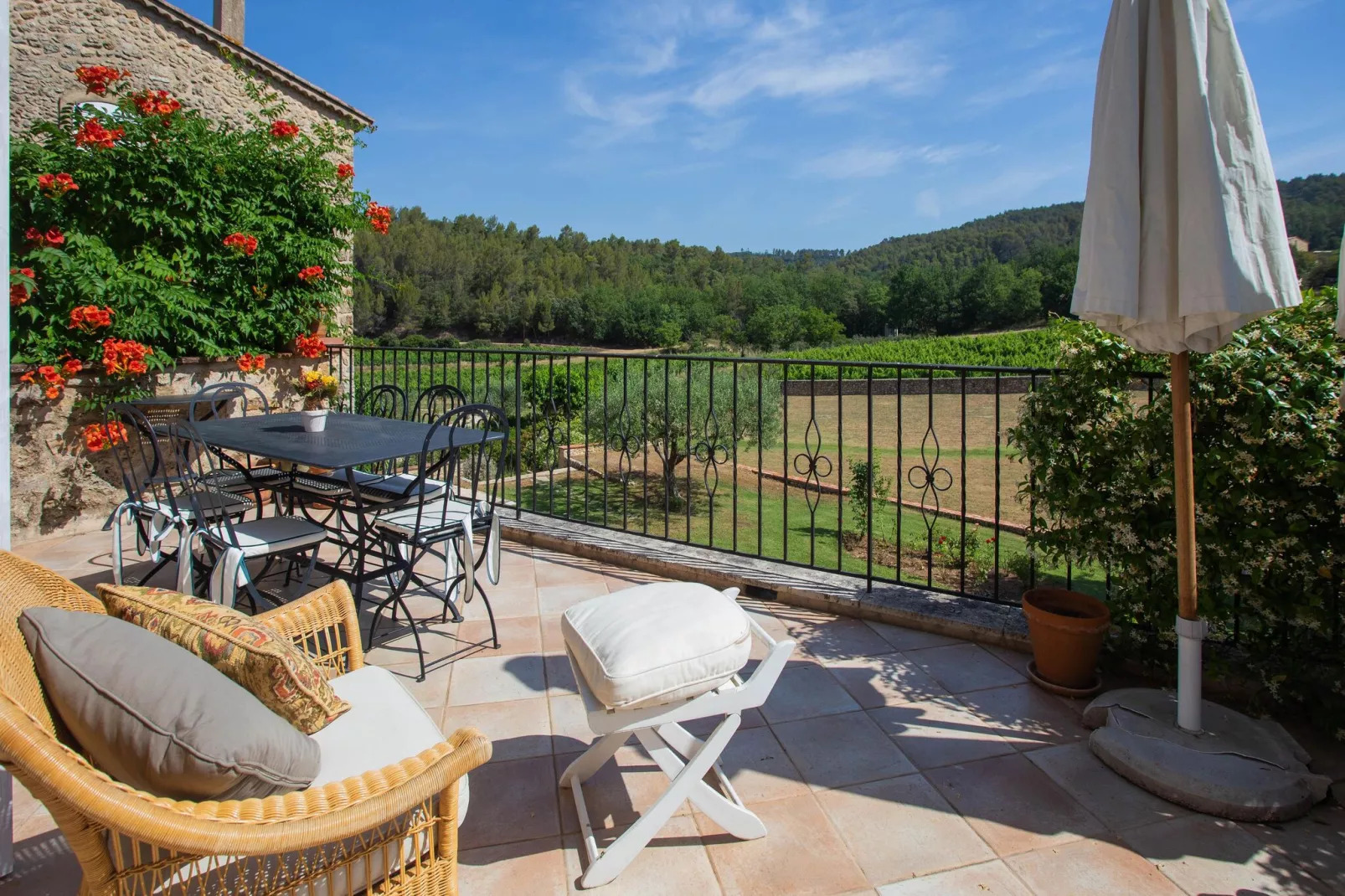 Chateau de Mappe-Terrasbalkon