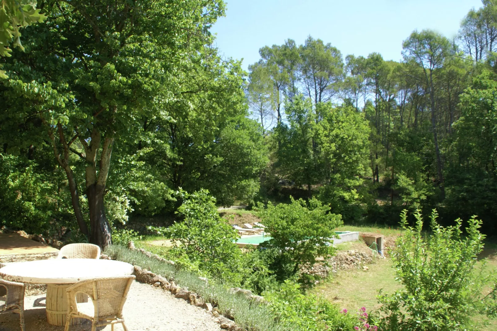 Villa Entrecasteaux-Tuinen zomer