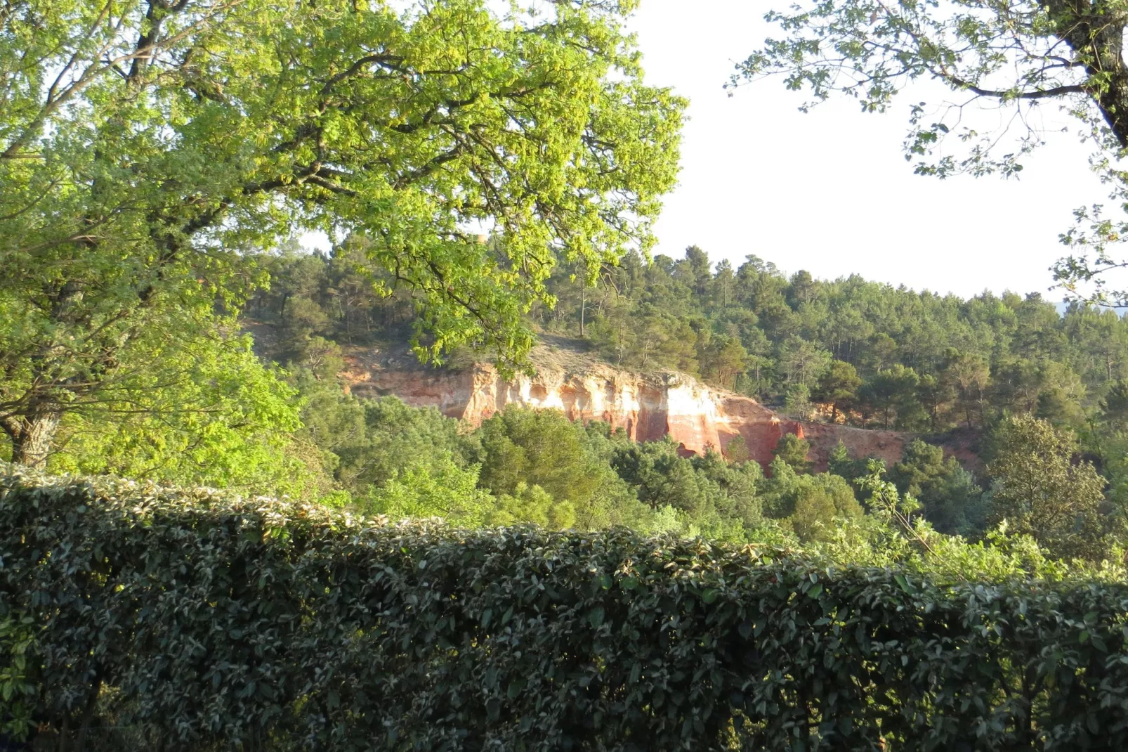 Val des Fées-Uitzicht zomer