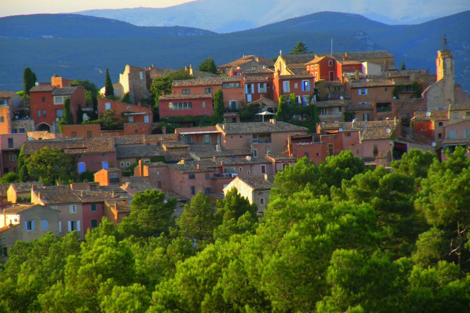 Val des Fées-Gebieden zomer 1km