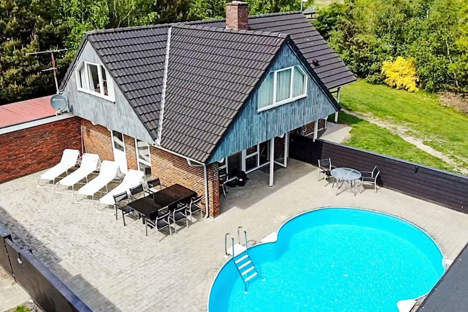 8 persoons vakantie huis in Højslev-By Traum-Zwembad