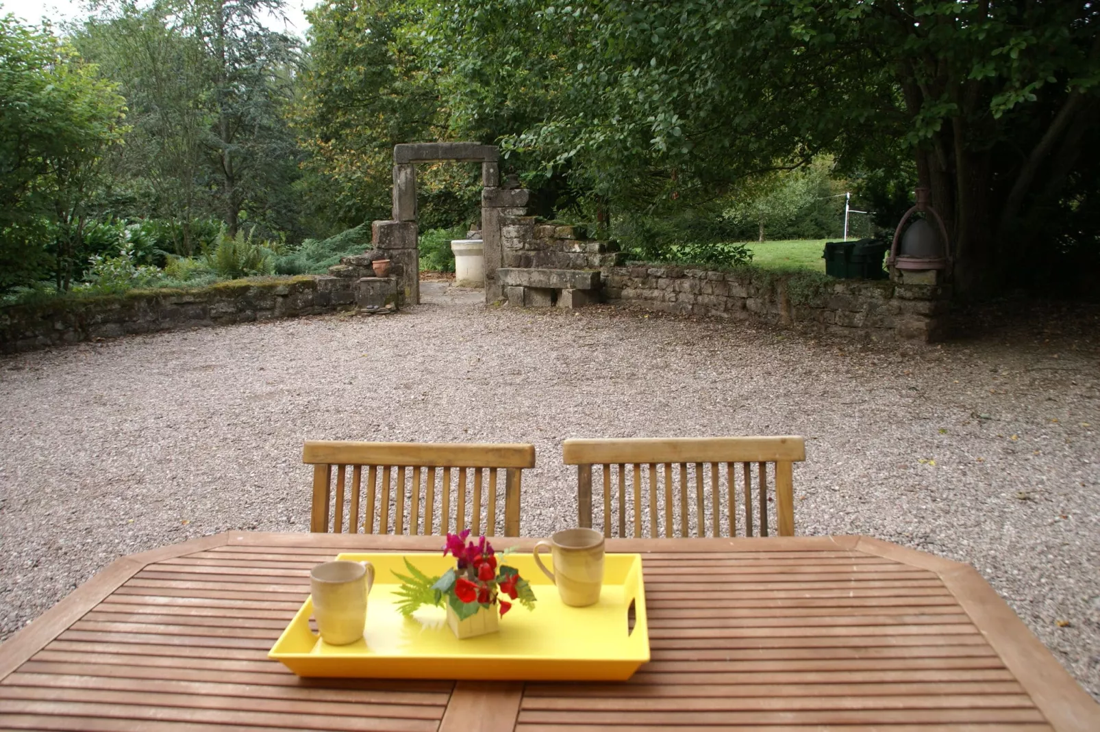 Maison de vacances - LA CHAPELLE-AUX-BOIS-Terrasbalkon