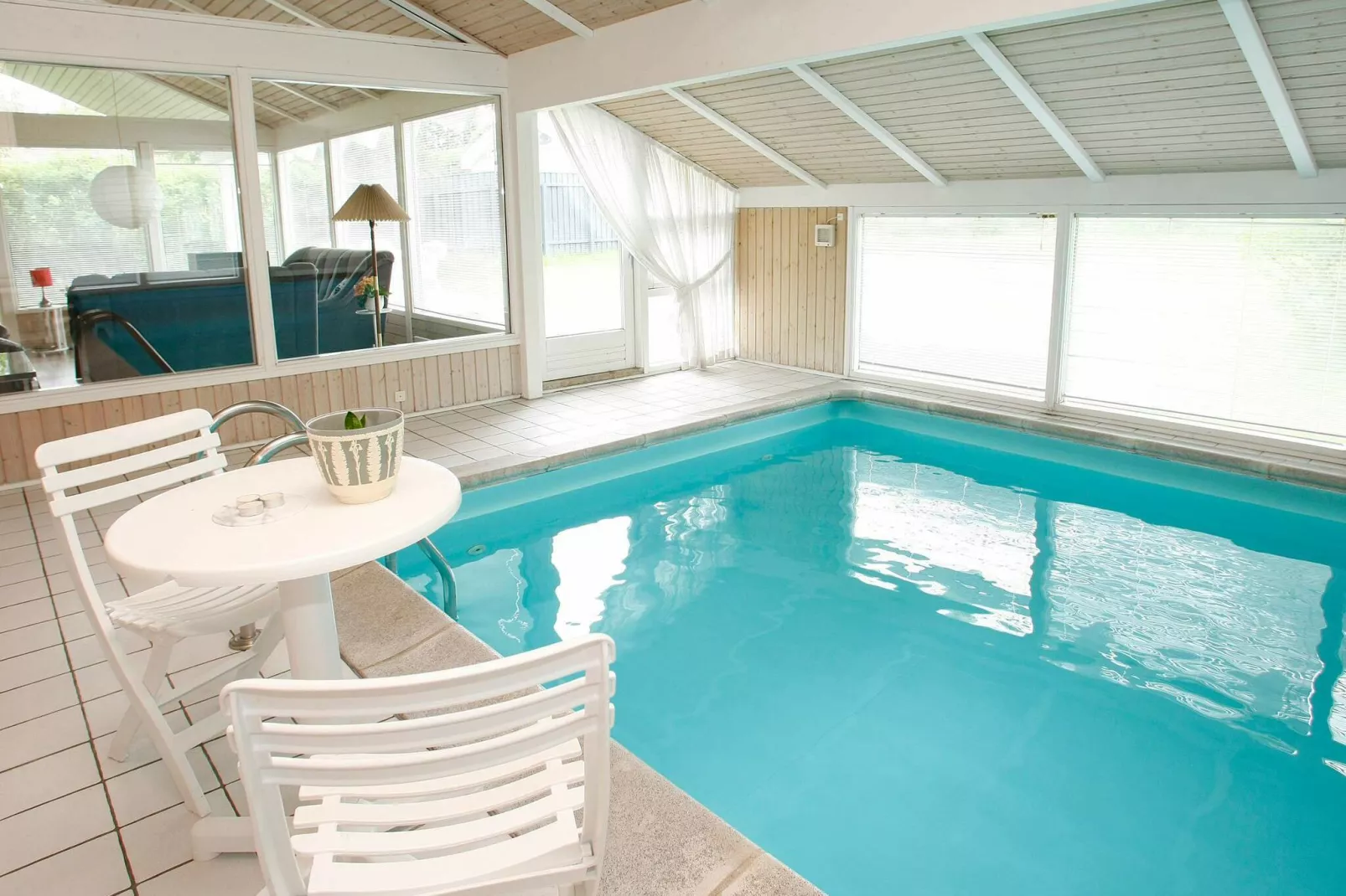 8 persoons vakantie huis in Bindslev-By Traum-Zwembad