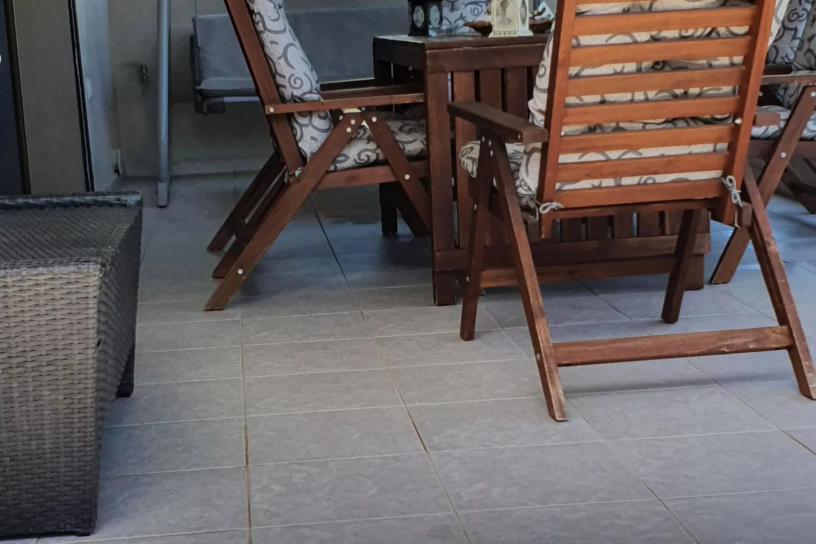 House Loutra Elenis-Terrasbalkon