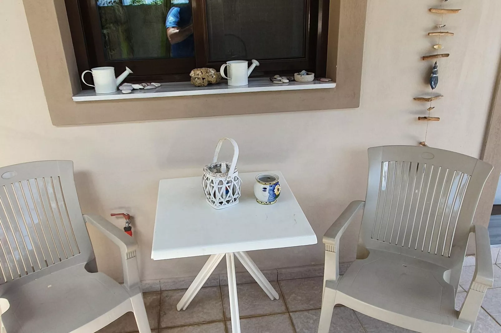 House Loutra Elenis-Terrasbalkon