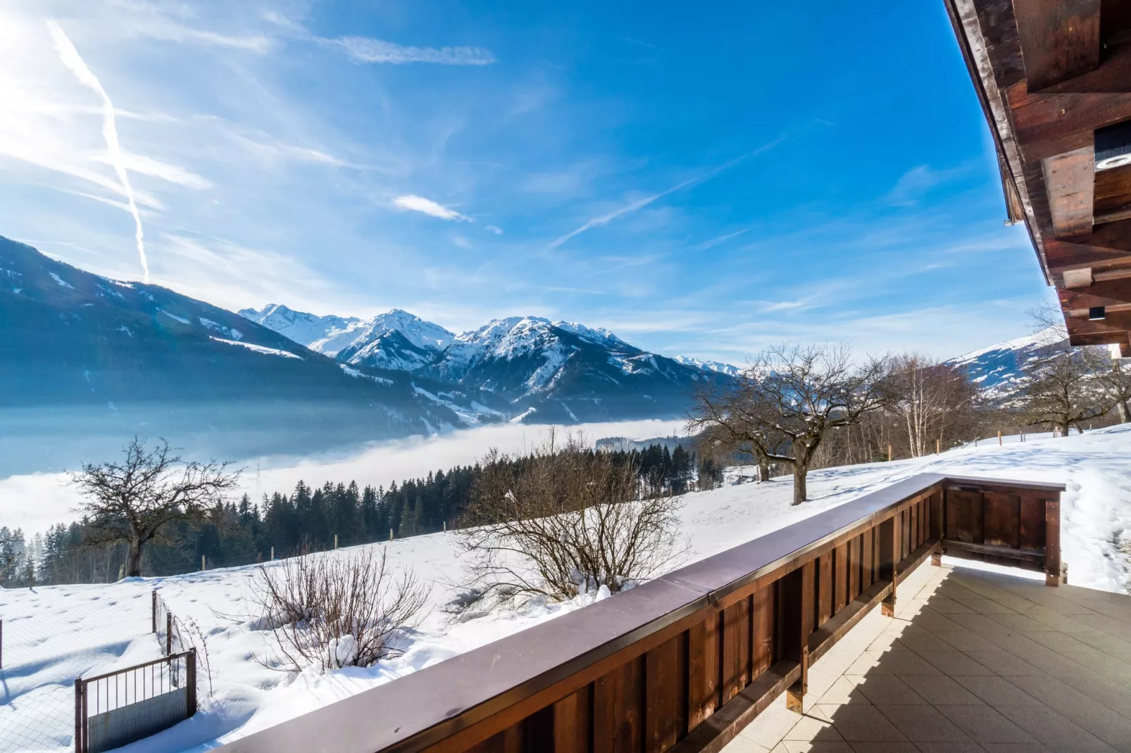 Gut Vorderstallberg-Uitzicht winter