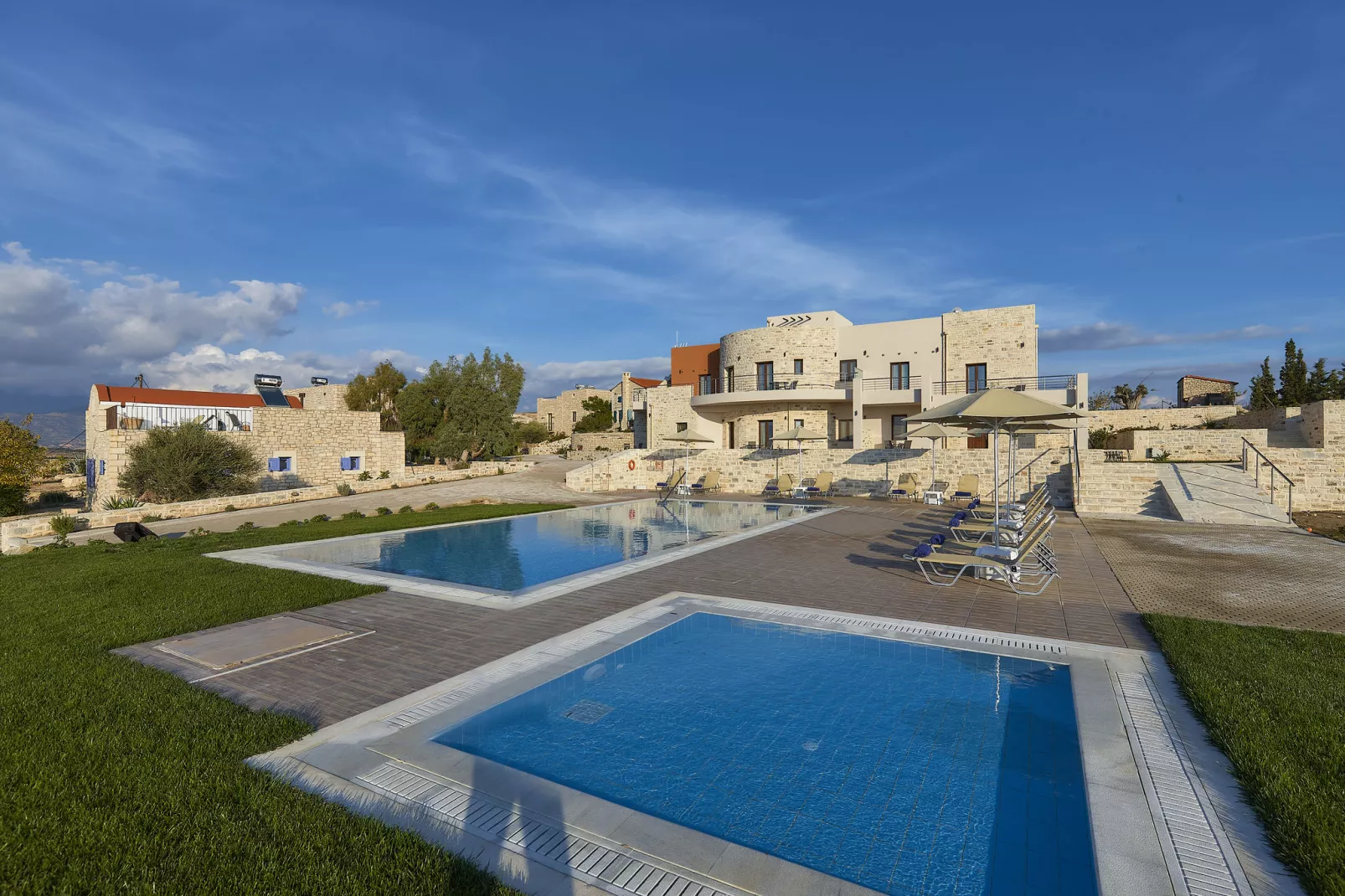 Orelia Cretan Villa II 4 persons-Zwembad