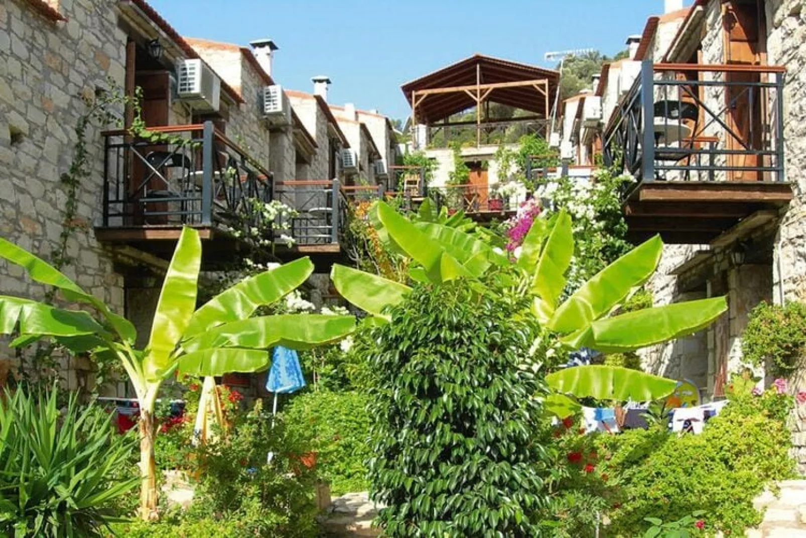 Holiday homes Stone Village Bali - Large Maisonette on two levels 45 qm-Large Maisonette (on two levels), 45 qm-Tuinen zomer