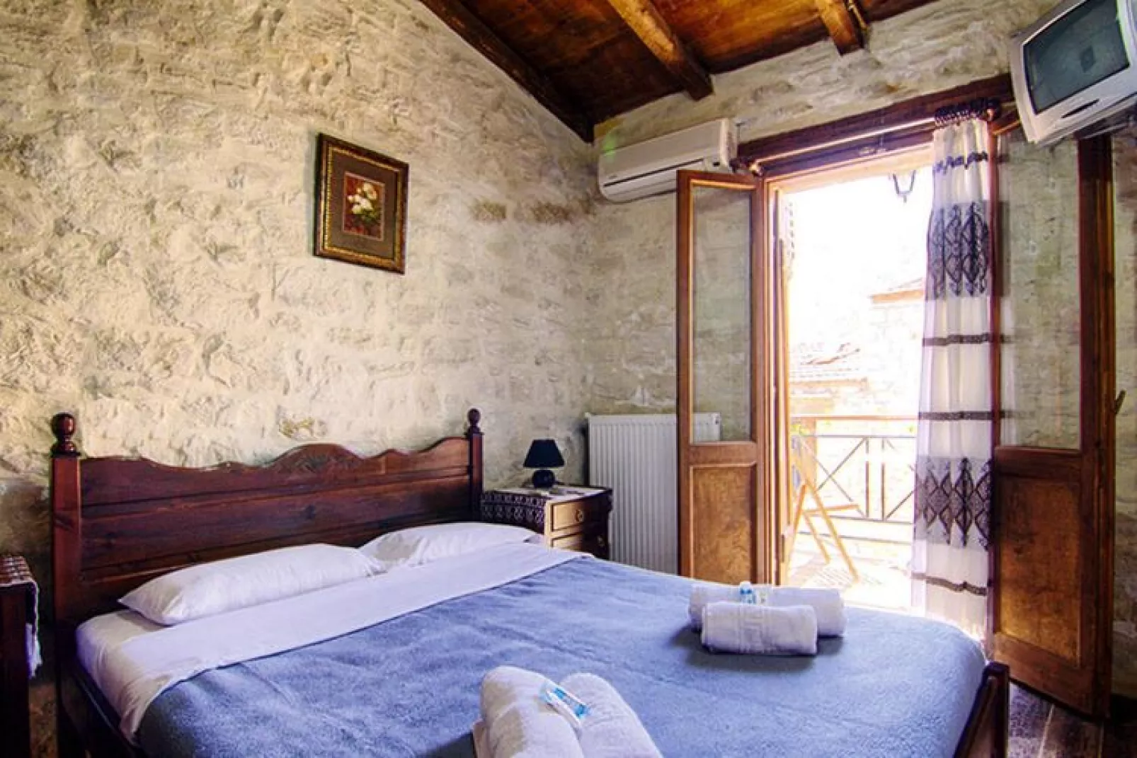 Holiday homes Stone Village Bali - 1-bedroom-Apt 37 qm with halfboard-Slaapkamer