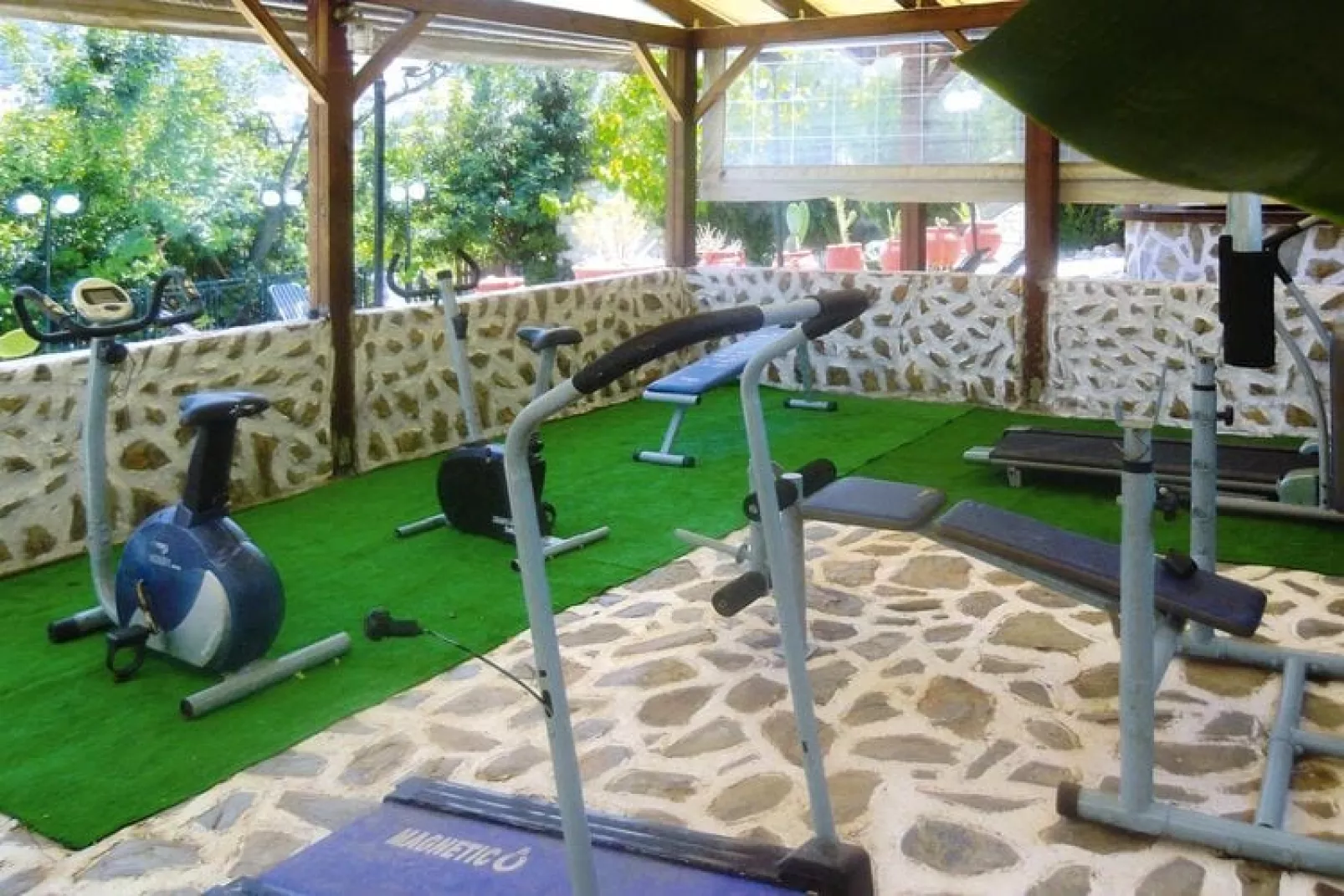 Holiday homes Stone Village Bali - Studio with halfboard-Tuinen zomer