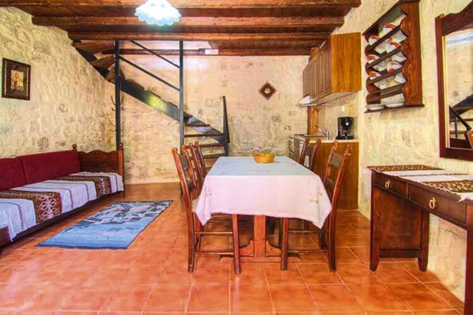 Holiday homes Stone Village Bali - Studio with halfboard-Terras