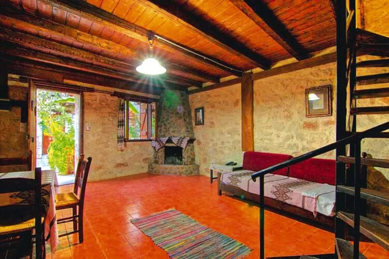 Holiday homes Stone Village Bali - Studio with halfboard-Terras