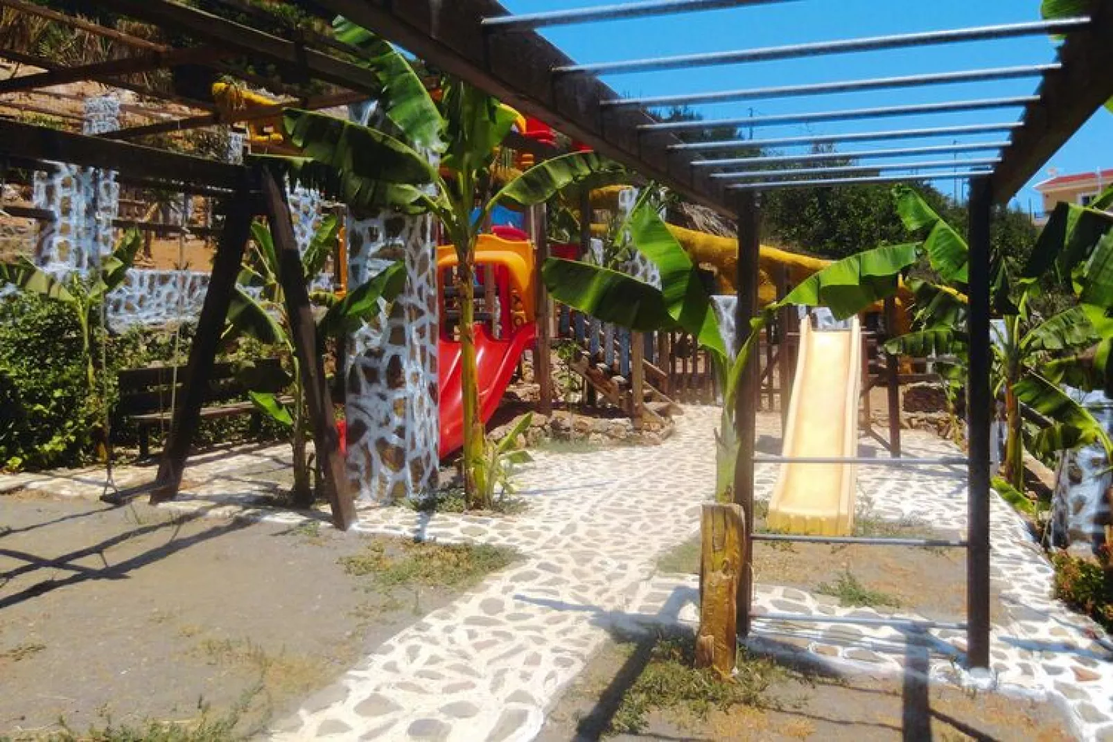 Holiday homes Stone Village Bali - Studio with halfboard-Tuinen zomer