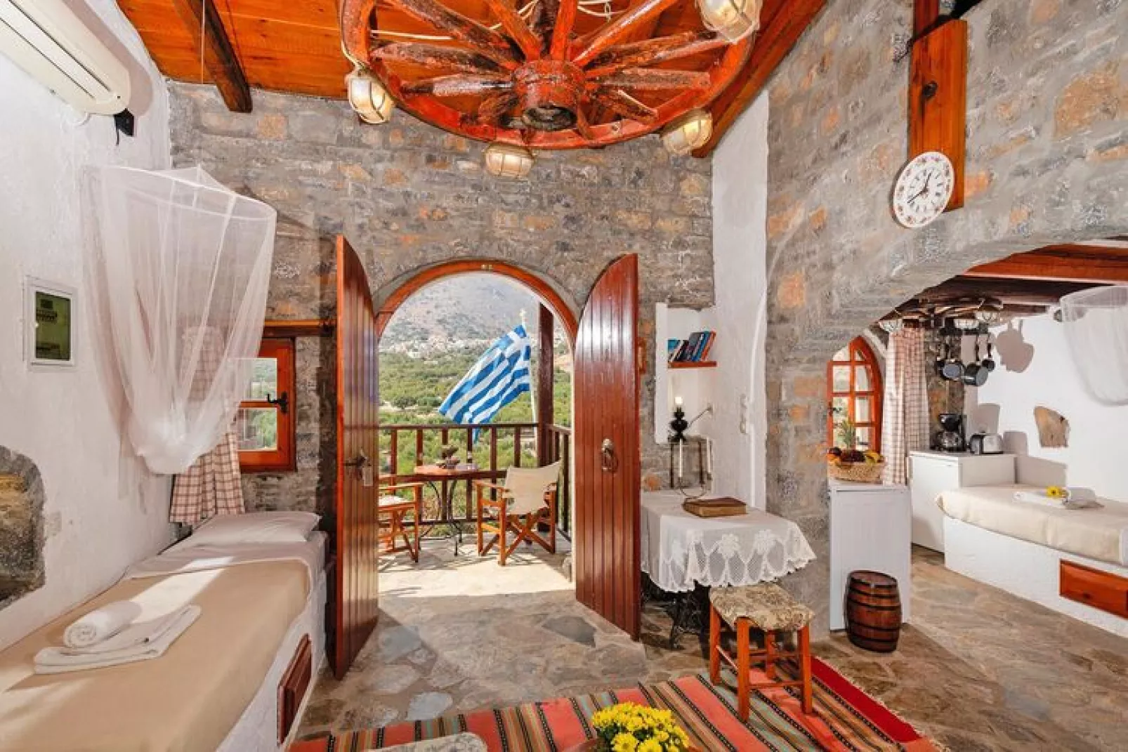 Holiday homes Anemos, Elounda-Argiro-Woonkamer