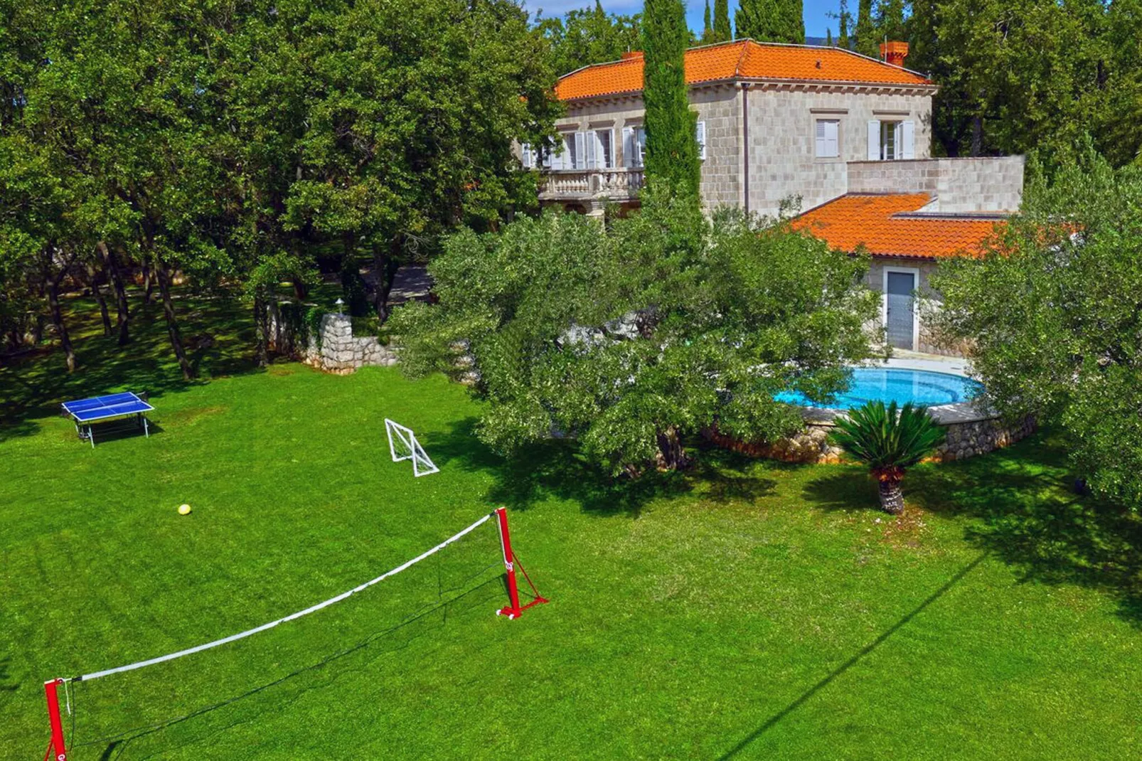 Villa Teresy-Tuinen zomer