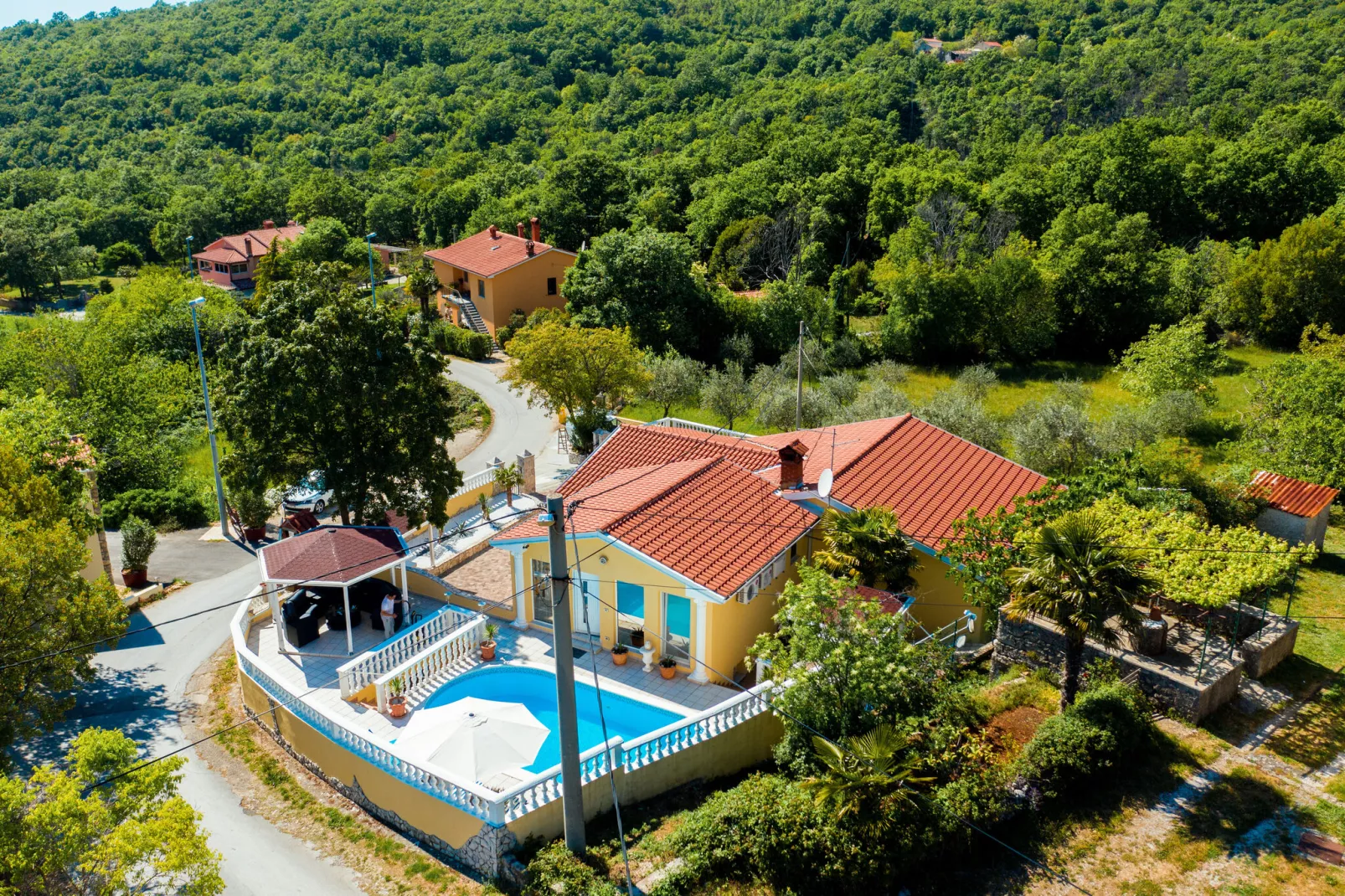 Villa Katarina-Buitenkant zomer