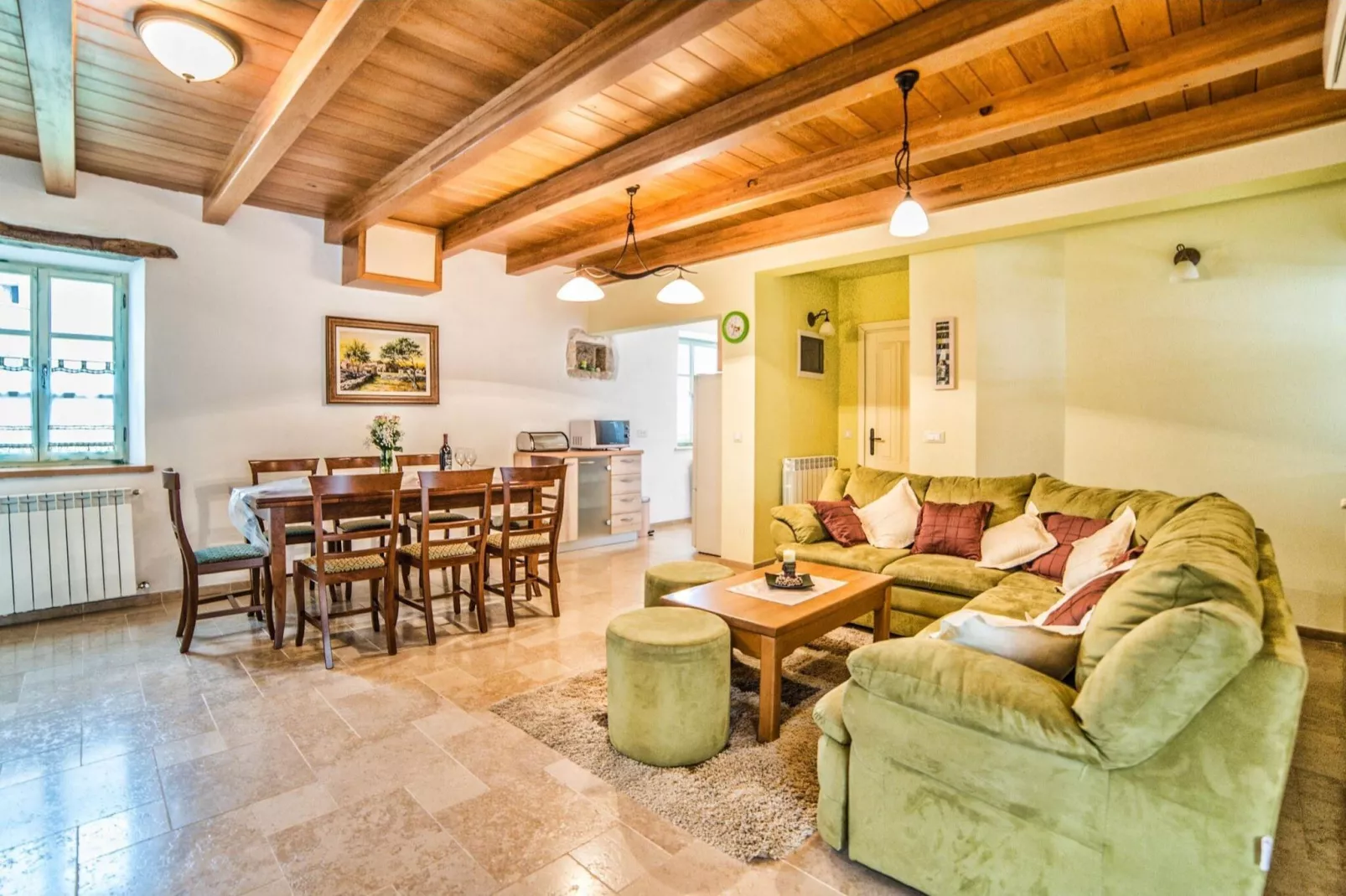 Villa Bubani with Private Pool-Woonkamer