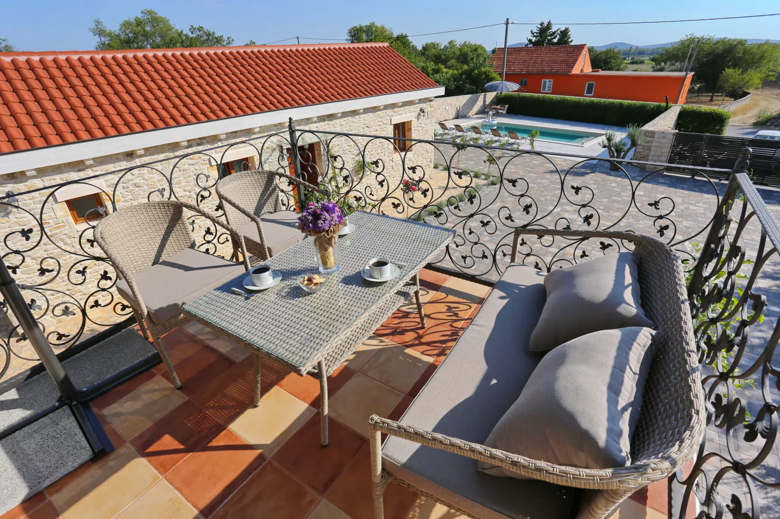 Villa Tereza-Terrasbalkon