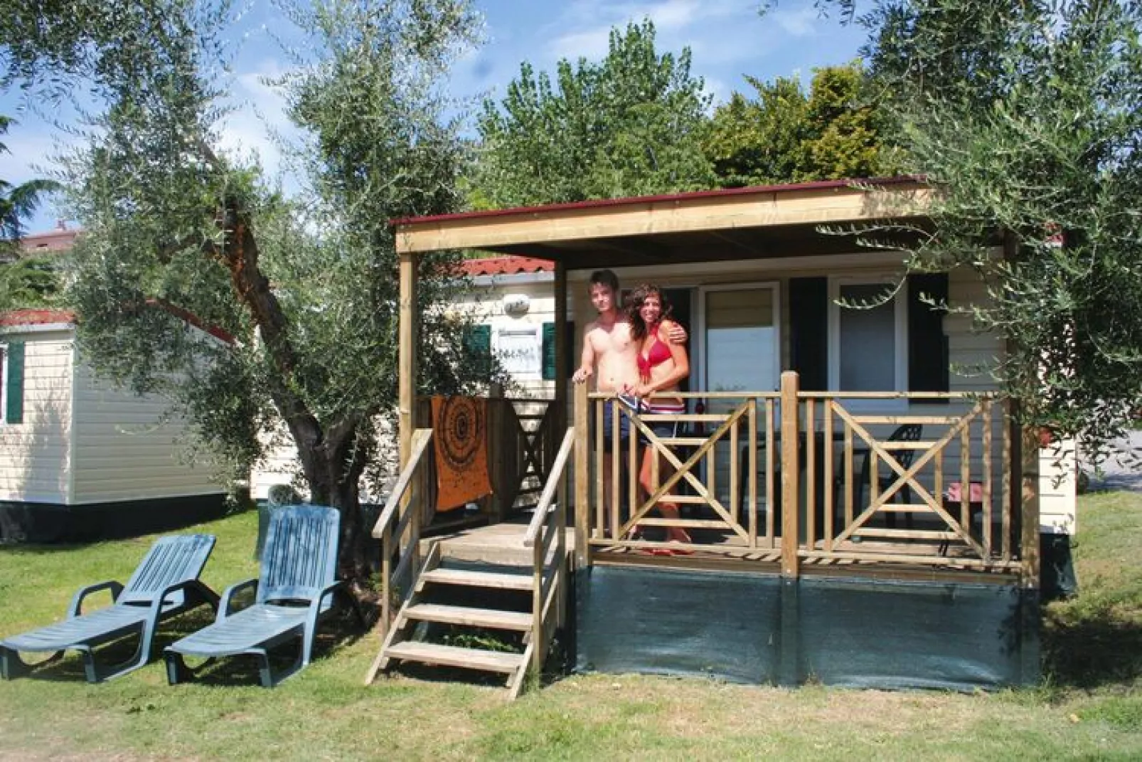 Mobile Homes Fontanelle Moniga del Garda-MH Standard Plus ex-Superior-Buitenkant zomer