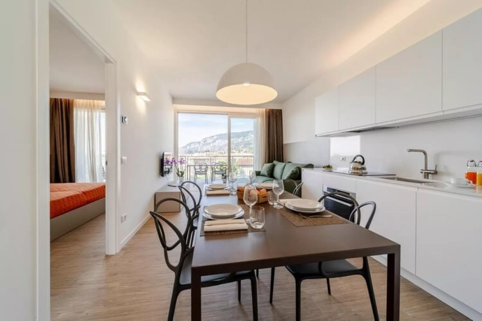 Residence Olivo Garda-Trilo Top/ 1 oder 2 Etage oder Erdgeschoss-Keuken
