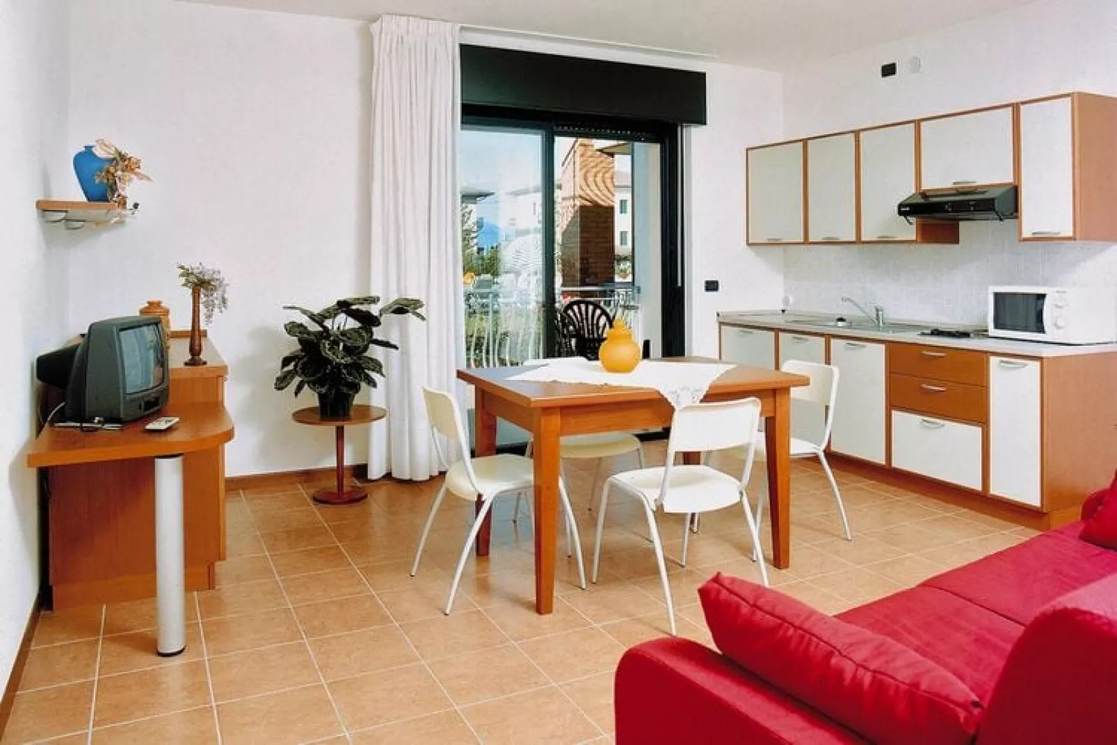 Residence Nettuno, Peschiera-studio-Keuken