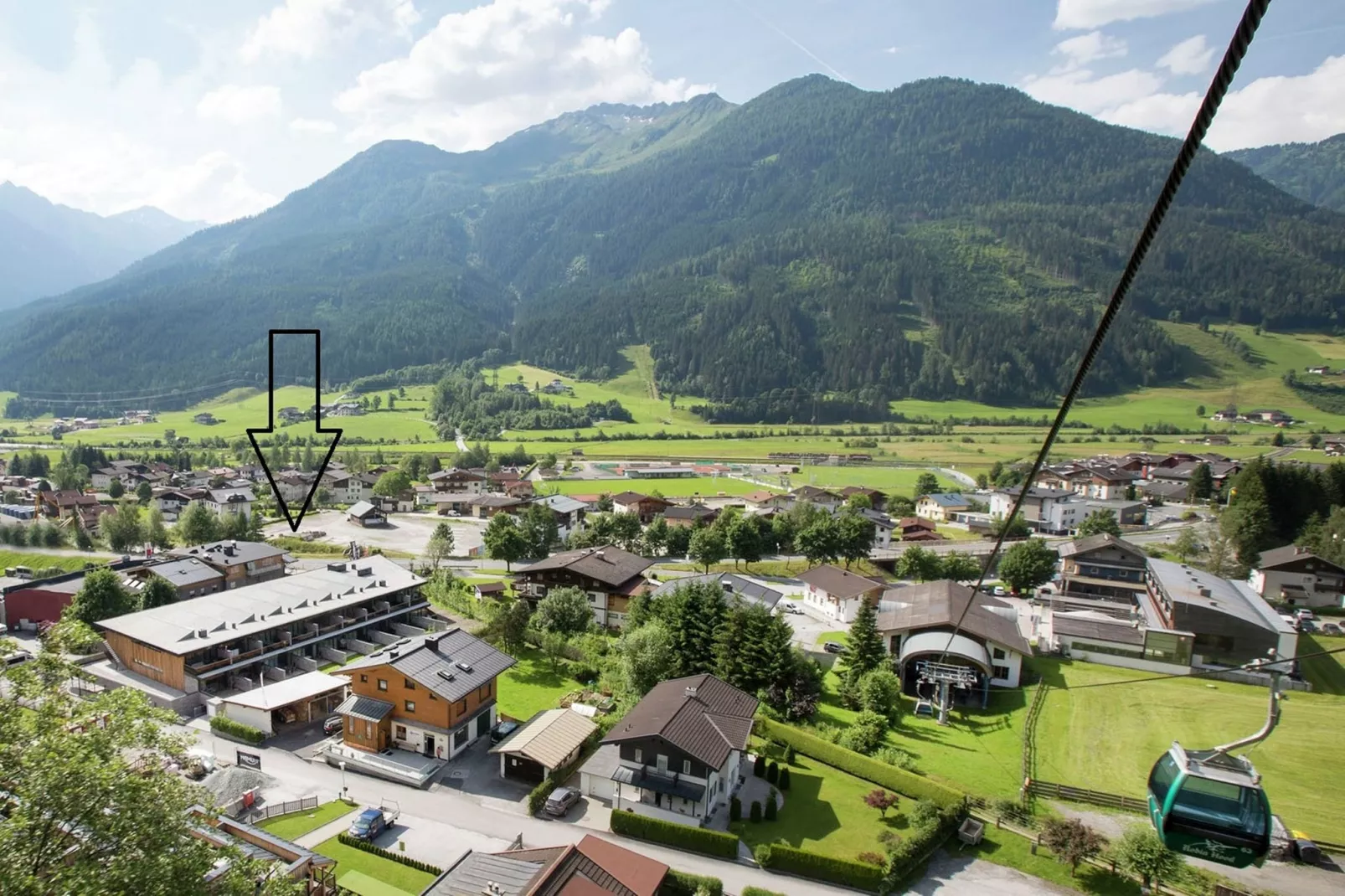 Residenz Wildkogelbahnen-Buitenkant zomer