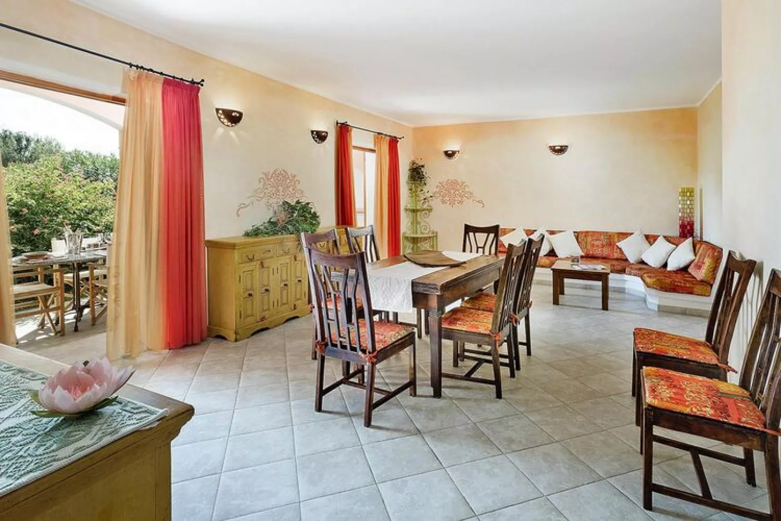 Holiday residence Cala di Falco Villen, Cannigione-Villa Tipo A-Woonkamer