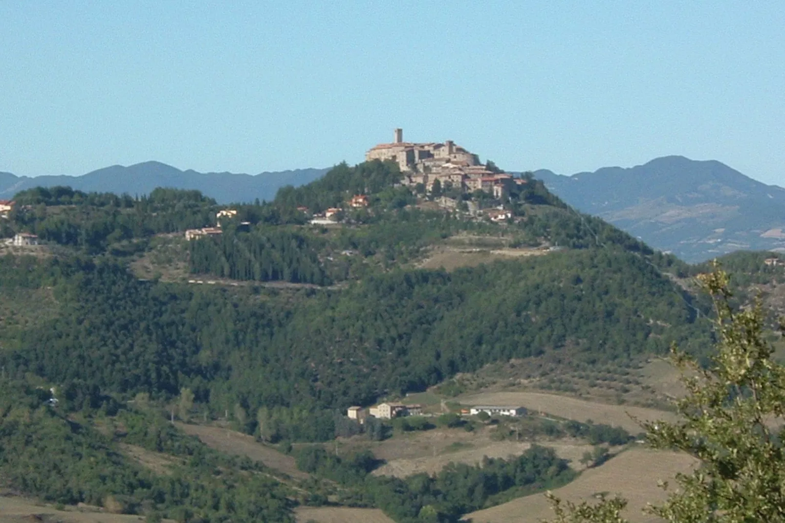 La Terrazza-Gebieden zomer 1km