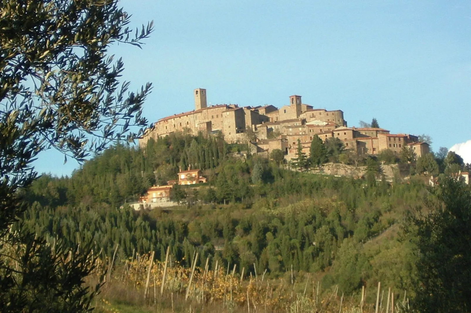 La Pergola-Gebieden zomer 1km